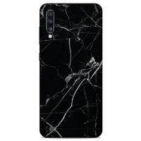 Mermer Desenli (17) Tema Tasarım Kılıf Siyah Samsung Galaxy A70 Kılıf