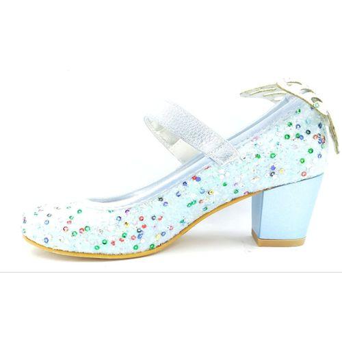 Mini Women Yeşil Kız Çocuk Topuklu Abiye Ayakkabı