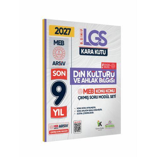 2027 LGS 8 Sınıf DİN KÜLTÜRÜ Karakutu MEB Çıkmış Soru Modülü Video/PDF Çözümlü Konu Konu Son 9 Yıl