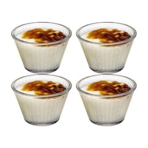 Cam Kase,Cerezlık,Dondurma,Kuruyemiş,Kahvaltılık,Recellık 4 Adet 9X9X5,5Cm