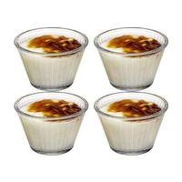 Cam Kase,Cerezlık,Dondurma,Kuruyemiş,Kahvaltılık,Recellık 4 Adet 9X9X5,5Cm