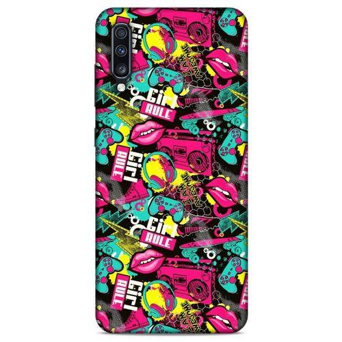 Graffitix (27) Desenli Silikon Kapak Samsung Galaxy A70 Kılıf
