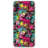 Graffitix (27) Desenli Silikon Kapak Samsung Galaxy A70 Kılıf