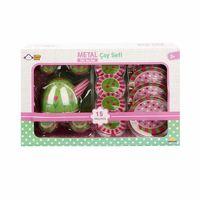 02169 Metal Oyuncak Çay Takımı 15 Parça -