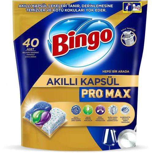 Bingo Pro Max Bulaşık Makinesi Deterjanı Tableti 40’lı