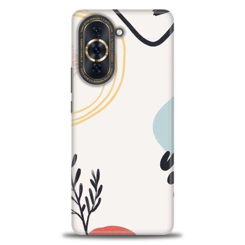 Huawei Nova 10 Kılıf HD Baskılı Kılıf - Siyah Dal + Tam Ekran Koruyucu