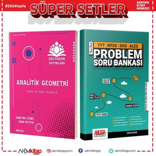 Çöz Kazan TYT AYT Analitik Geometri ve AKM Problemler Soru Bankası Seti 2 Kitap