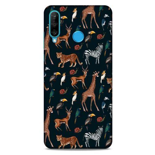 Animax Vahşi Hayvanlar Huawei P30 Lite Kılıf Desenli Silikon