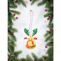 Karşı Köyden Özel Tasarım El Yapımı Yılbaşı, Noel Ağacı Süsü – Geyik, Handmade Christmas Tree Ornament – Reindeer Design