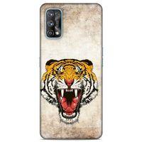 Lopard Oppo Realme 7 Pro Uyumlu Kılıf Tattoo's (4) Koruma Kılıfı Kaplan Dövmesi