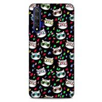 Lopard Huawei P Smart S 2020 Uyumlu Kılıf Kediler (26) Tpu Silikon Kılıf Karışık Renkli