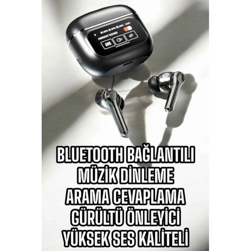 Bluetooth Kulaklık Kablosuz Ekranlı Anc/enc Destekli Dokunmatik