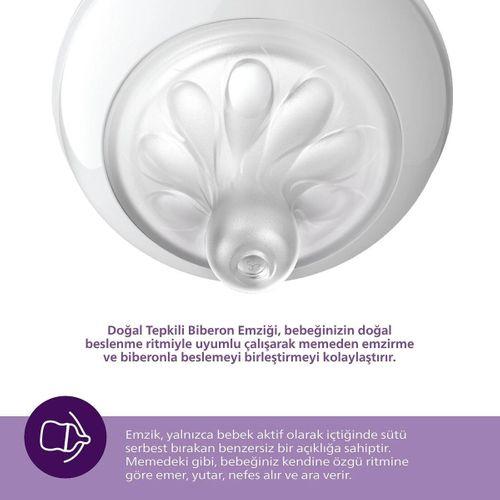 Philips Avent Philips Avent Doğal Tepkili Natural Response 2li Biberon Emziği 3No 1+ Ay
