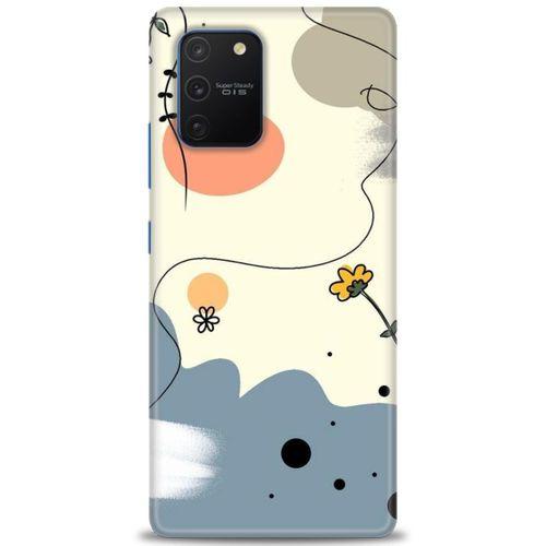 Samsung Galaxy A91 / S10 Lite Kılıf HD Baskılı Kılıf - Papatya + Tam Ekran Koruyucu