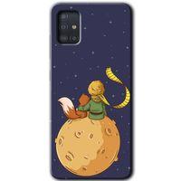 Galaxy A51 Kılıf HD Desen Baskılı Arka Kapak - Küçük Prens + Kırılmaz Cam