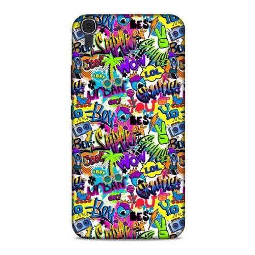 Graffitix (22) Desenli Silikon Kapak Huawei Honor 8a Kılıf