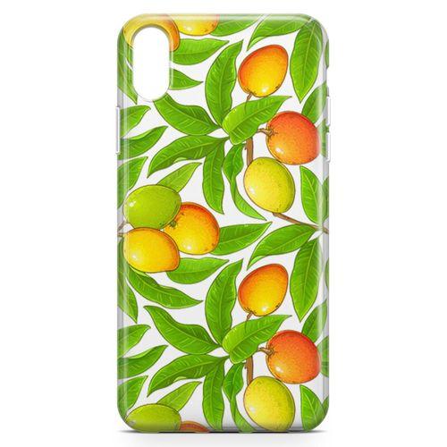Apple iPhone XR Kılıf Mango Çiçekleri Arka Kapak Koruma Desenli Full Koruyucu