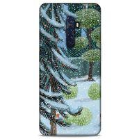 Oppo Reno 2 Kılıf Snowix (43) Thin Fit Kılıf Beyaz Yeşil