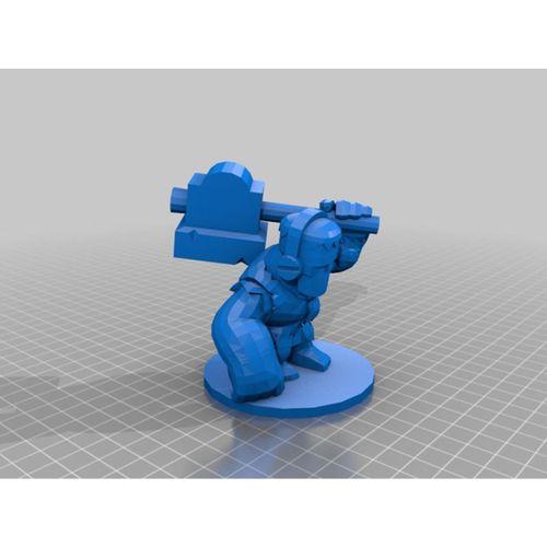 Frank Brawl Stars 3D Baskı (Bu ürün Sadece Plastik parçadır - Almadan Önce Soru Sorabilirsiniz)