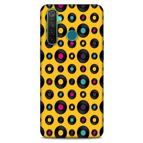 Retro (42) Desen Rugged Armor Kılıf Renkli Oppo Realme 5 Pro Kılıf