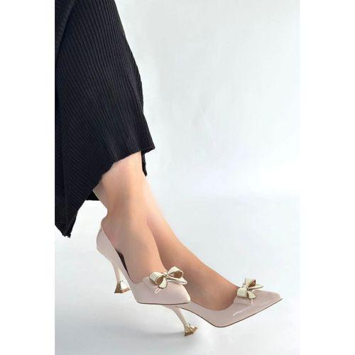 Coby Bej Rugan Topuklu Ayakkabı