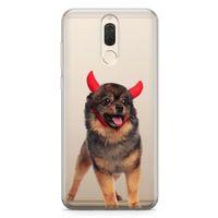 Huawei Mate 10 Lite Kılıf Pom Köpek Arka Kapak Koruma Desenli Full Koruyucu