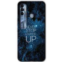 Tecno Spark 7 Pro Kılıf HD Desen Baskılı Arka Kapak - Stars Wallpaper + Kırılmaz Cam