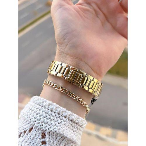 Daniel Klein Çelik Kordonlu 2 Yıl Garantili 3 Atm Suya Dayanıklı Kadın Kol Saati+Bileklik BD.10070.2