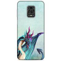 Xiaomi Redmi Note 9 Pro Kılıf Dragons (19) Kılıfları Mavi Ejderha