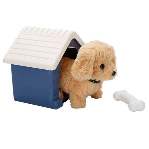 Eğitici Oyuncak  Sesli ve Hareketli Kulübeli Sevimli Peluş Köpek