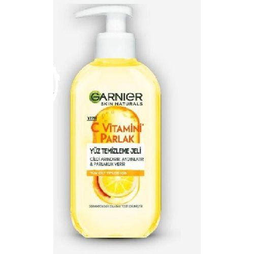 Garnier C Vitamini Parlak Yüz Temizleme Jeli Tüm Cilt Tipleri İçin 200 ml Derinlemesine Temizlik
