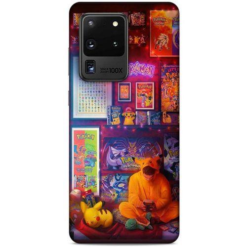 Retro (27) Desen Tasarımlı Kılıf Renkli Samsung Galaxy S20 Ultra Kılıf