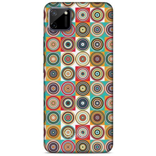 Oppo Realme C11 Kılıf Pastel Renkler (44) Tough Armor Kılıf Karışık Renkli