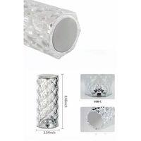 Yeni Nesil Modern Kristal Masa Ve Gece Lambası Dokunmatik Renk Değiştirebilen