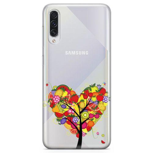 Samsung Galaxy A30s Kılıf Kalp  Meyve Ağacı Arka Kapak Koruma Desenli Full Koruyucu