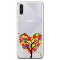 Samsung Galaxy A30s Kılıf Kalp  Meyve Ağacı Arka Kapak Koruma Desenli Full Koruyucu