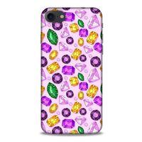 Apple Iphone 8 Kılıf Baskılı Özel Seri Taşlı (50) Shockproof Kılıf