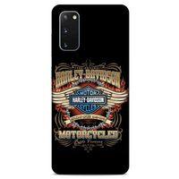 Samsung Galaxy S20 Uyumlu Kılıf Motorsiklet (6) Silikon Kılıf Harley Davidson