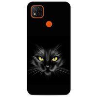 Lopard Xiaomi Redmi 9C Uyumlu Kılıf Kediler (45) Liquid Air Kılıf Sarı Asalet