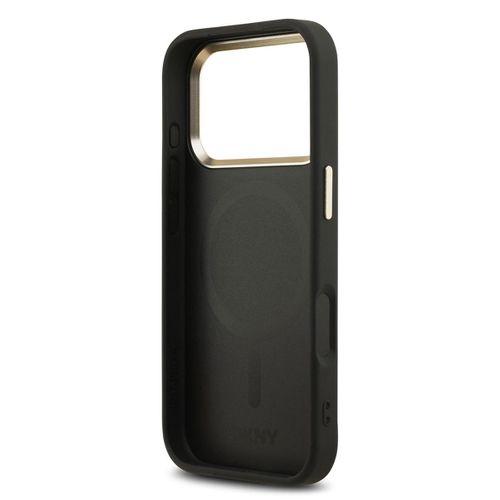 Apple iPhone 17 Pro Kılıf DKNY Orjinal Lisanslı M-safe Şarj Özellikli 3D Yazılı Checkered Pattern Kapak