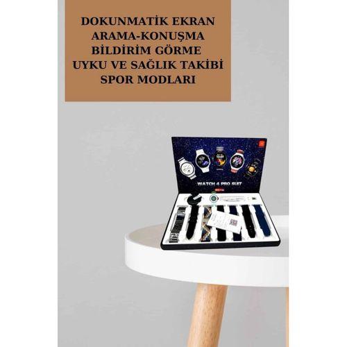 Powerbank Aynalı Bluetooth Kulaklık Ve Akıllı Saat Seti Anc Özelliği Dokunamatik