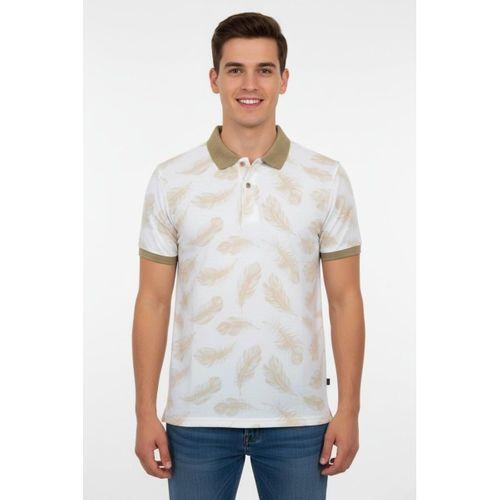 Erkek Yaprak Desenli Polo Yaka Tişört BGL-ST00524