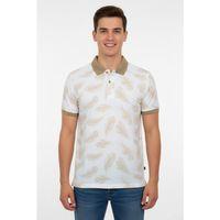Erkek Yaprak Desenli Polo Yaka Tişört BGL-ST00524