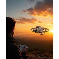 Çift Bataryalı Kameralı Mini Drone Işıklı Akıllı Uçuş Sistemi