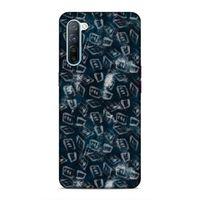Oppo Reno 3 Uyumlu Kılıf Utopia (30) Silicone Case Pembe Yeşil