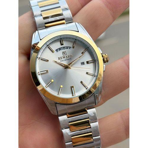 Reward Çelik Kordon 5 Atm Suya Dayanıklı Takvimli Kadran 2 Yıl Garantili Erkek Kol Saati FT.GL.M02.5