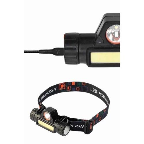 Kafa Lambası Çalışma Işığı Süper Parlak Mıknatıslı Lityum Lion Pilli