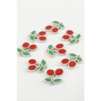 Kiraz Tek Kulplu Mineli Bileklik ve Kolye Ucu Aparatı 1 Adet