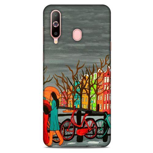 Cityx (43) Samsung Galaxy A60 Kılıf Silikon Kapak Desenli