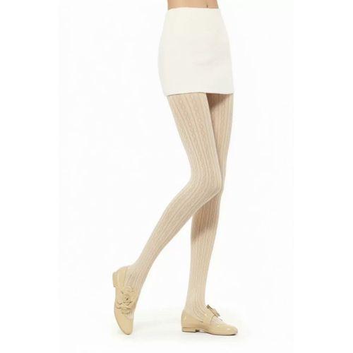 Vog Kadın Kalın Desenli Külotlu 711 Kahve 1